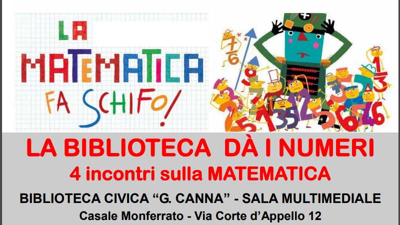 “La Biblioteca dà i numeri”, conferenze sulla matematica
