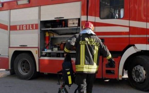 Incendio nella ditta Benfante
