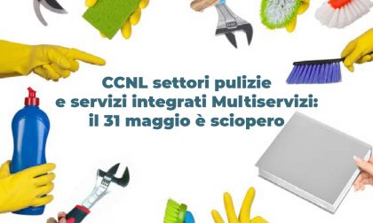 Rinnovo del contratto pulizie e multiservizi, al via lo sciopero