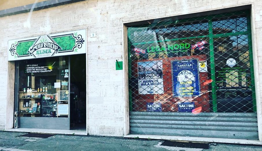 Apre a Novi il primo Cannabis Shop… accanto alla sede della Lega
