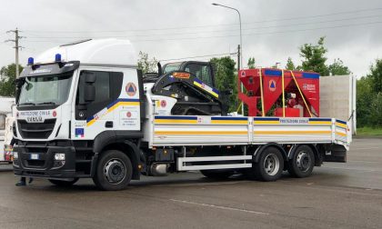 La Protezione civile piemontese in soccorso al Modenese FOTO