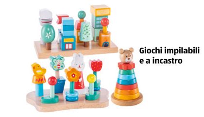 Rischio soffocamento per i bimbi: ALDI richiama giochi impilabili a incastro