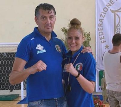 Sonia da Alessandria ai mondiali di Wushu Sanda vestita d’azzurro