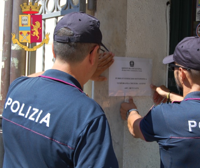 Savona, sospesa licenza a un locale del porto per 5 giorni