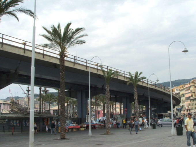 Lavori di risanamento alla sopraelevata Aldo Moro