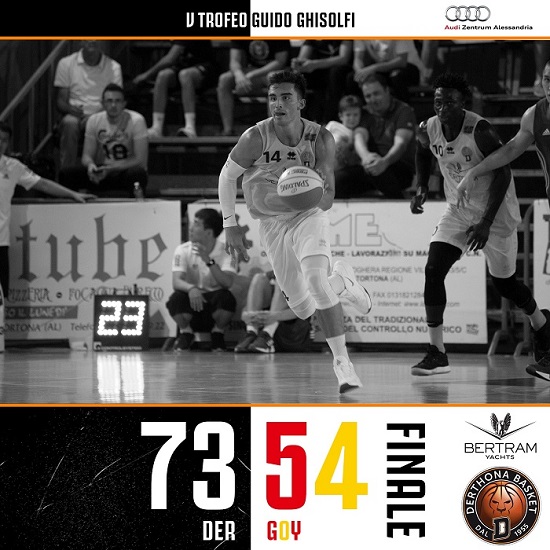 V Trofeo Guido Ghisolfi al Derthona Basket