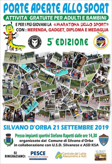 Porte aperte allo sport a Silvano d’Orba