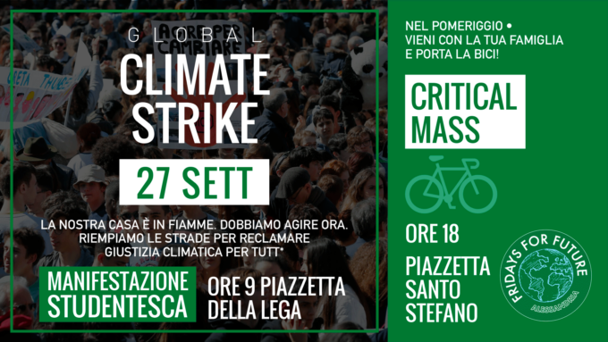 Doppio appuntamento anche ad Alessandria per i Fridays for Future