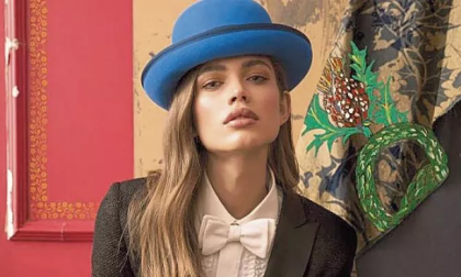 Cappelli Borsalino si rinnova con la modella transgender Valentina Sampaio