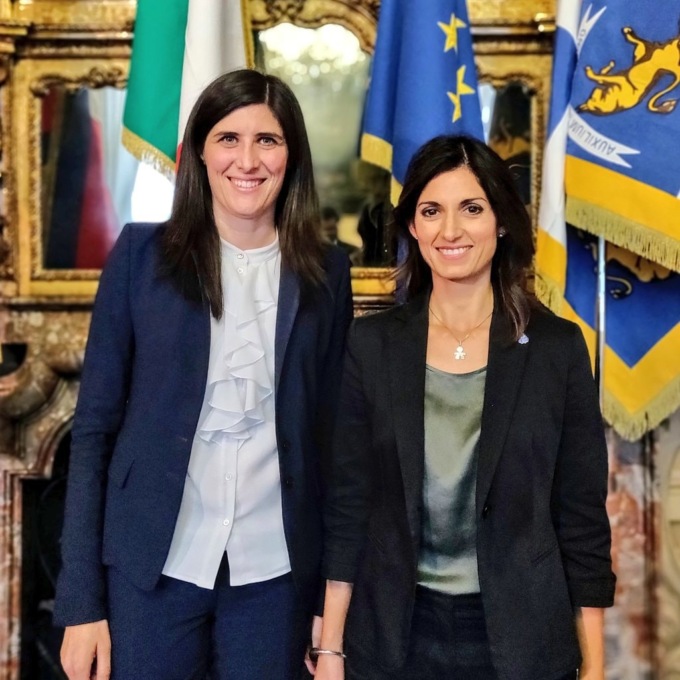 Incontro Appendino-Raggi a Palazzo Civico