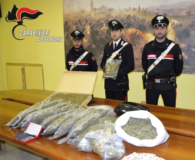Oviglio, arrestato un 64enne che coltivava marijuana