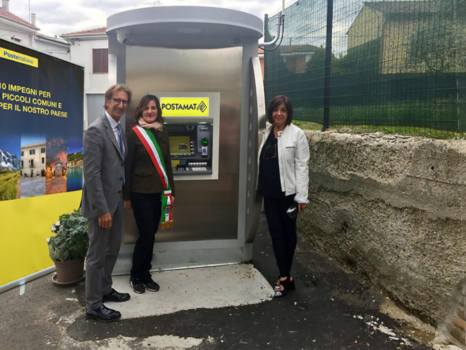 A Carentino un nuovo sportello ATM Postamat