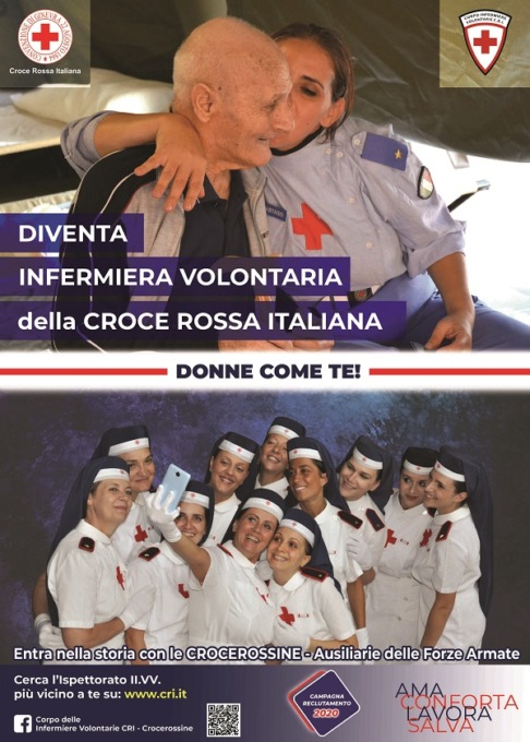 Croce Rossa Italiana: aperte le iscrizioni al Corso di formazione per infermiere volontaria