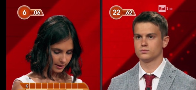 Si conferma campione al programma l’Eredità il giovanissimo casalese