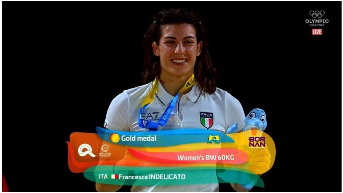 Francesca Indelicato oro al Mondiale di Beach Wrestling