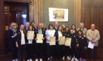 Le atlete di ACF Alessandria ricevute a Palazzo Comunale