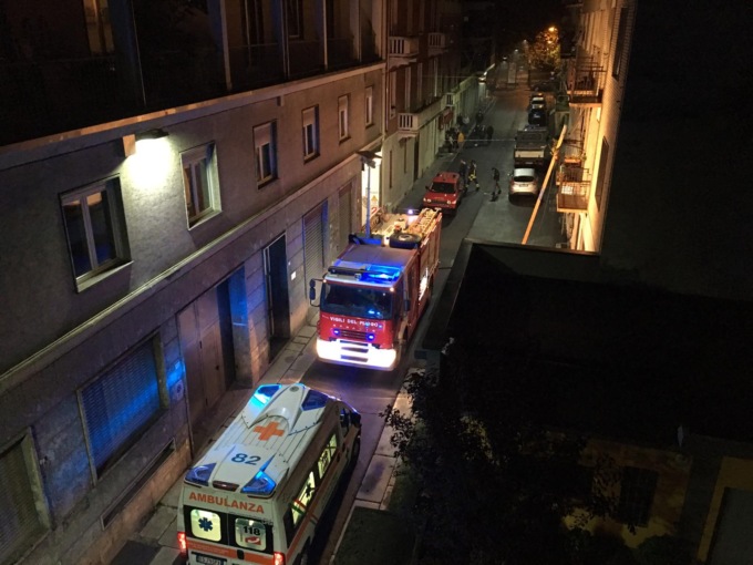 Incendio in un appartamento ad Alessandria