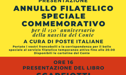 Presentazione annullo filatelico Emanuele di Bricherasio nel 150esimo anniversario della nascita