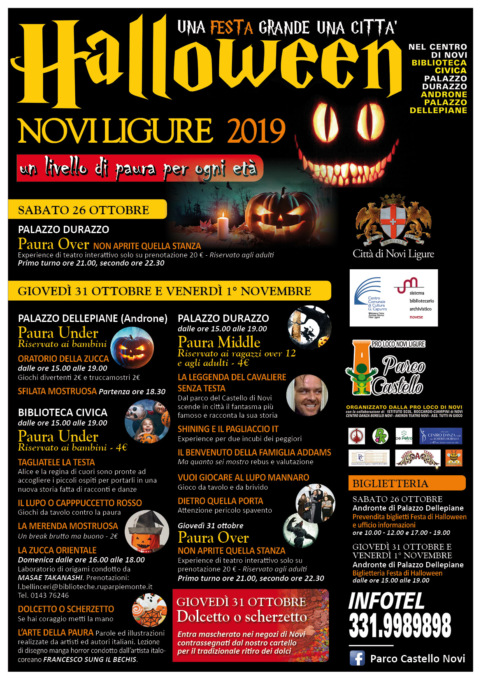 Novi Ligure: Halloween nei palazzi del centro storico
