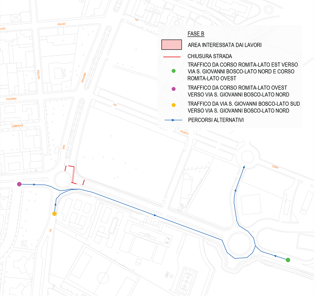 Teleriscaldamento: da lunedì 21 chiusa parzialmente rotatoria tra Corso Romita e via S. Giovanni Bosco