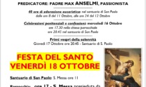 Ovada, al via oggi la novena di S. Paolo della Croce