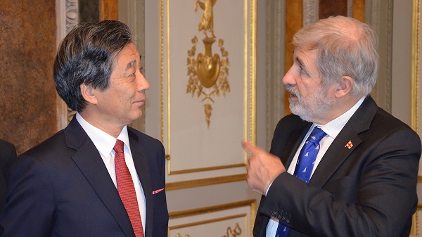 Incontro tra il Sindaco di Genova e il Console Generale del Giappone a Milano Yuji Amamiya