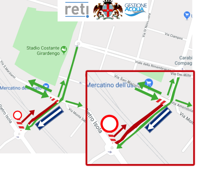 Novi Ligure: lavori tra via Pietro Isola verso via Crispi dal 4 novembre