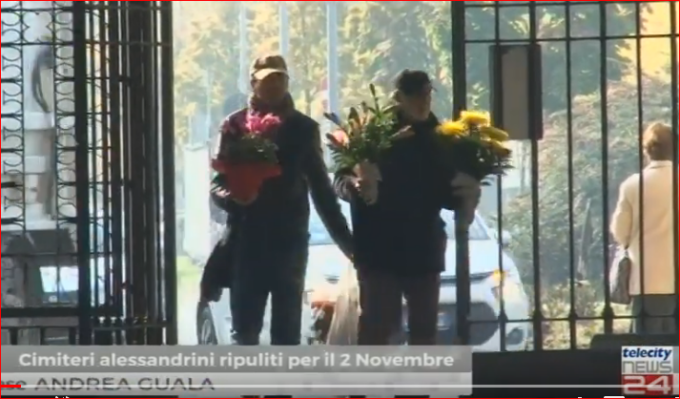 Cimiteri alessandrini in ordine per il 2 novembre