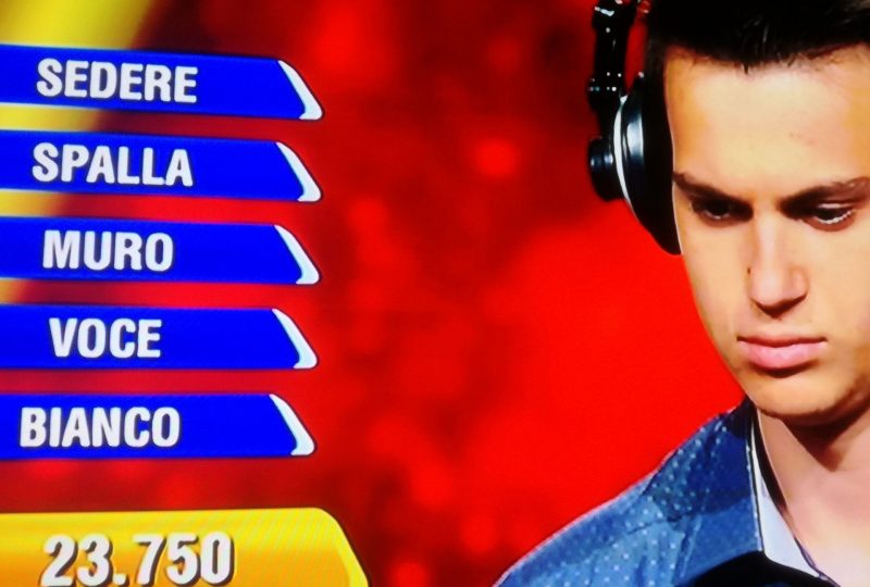 Gabriele il campione piemontese è ancora in sella. A tradirlo solo la Ghigliottina