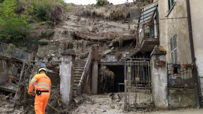 Parodi Ligure: si monitora costone a rischio crollo