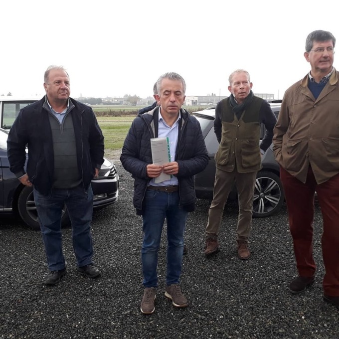 Marco Protopapa in visita nelle aziende alluvionate