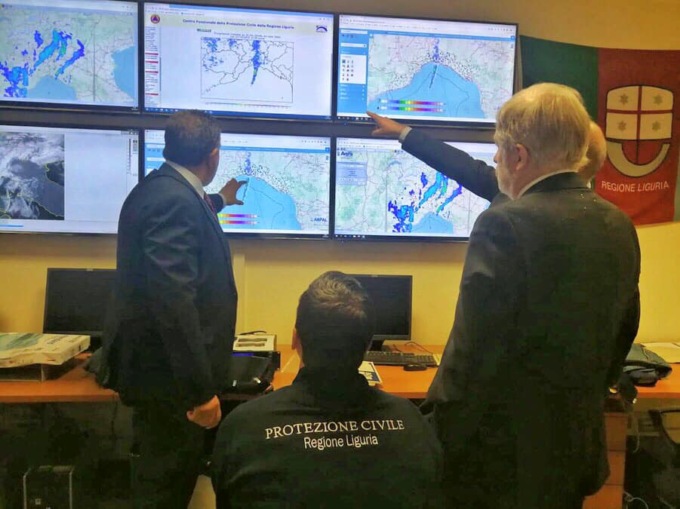 Maltempo Liguria: allerta declassata ad arancione su Genova e Savona