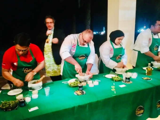 Il pesto genovese protagonista in Bahrein