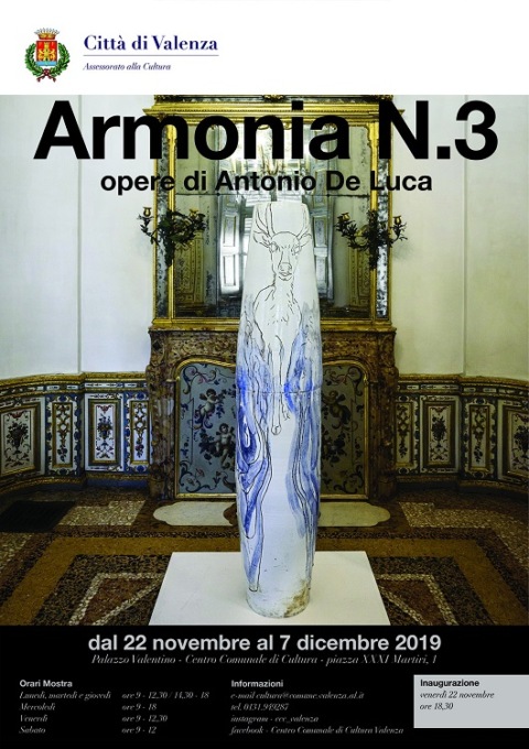 Armonia N.3: le opere di Antonio De Luca a Valenza