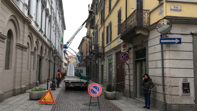 Alessandria: chiusa via Trotti per lavori