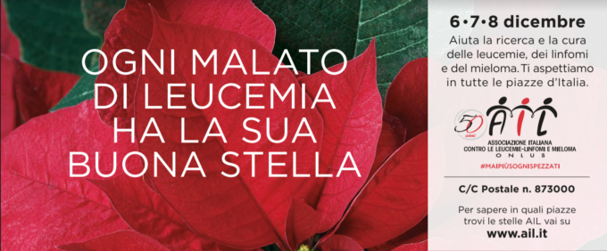 Stelle di Natale AIL in 4800 piazze italiane