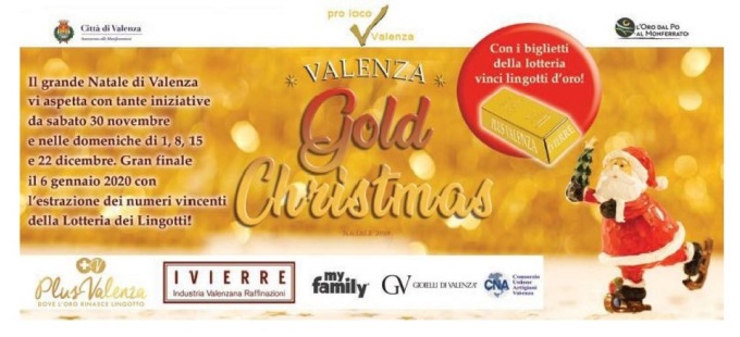 Valenza Gold Christmas: gli appuntamenti in città