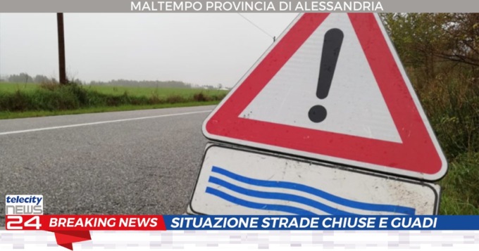 Maltempo provincia Alessandria: strade, ponti, guadi, frane e potabilità