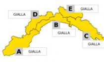 Liguria, da stasera allerta meteo gialla in tutta la regione