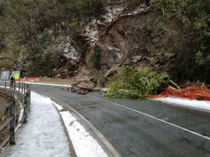 Campo Ligure: nuova frana in località Maddalena