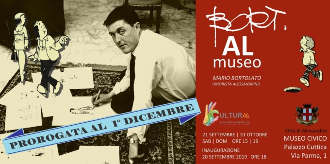 Alessandria: prorogata la mostra di Bort fino al 1° dicembre