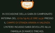 Valmilana Calcio, incasso partita alla famiglia di Marco Triches