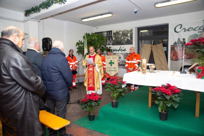 Messa di Natale alla Croce Verde di Alessandria