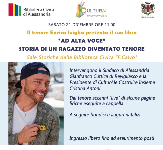 Alla Biblioteca Civica presentazione libro di Enrico Iviglia