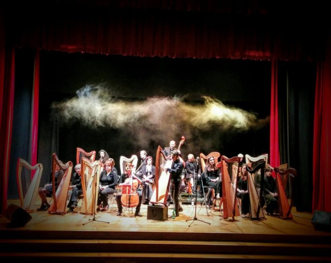 Celtic Harp Orchestra a Tortona