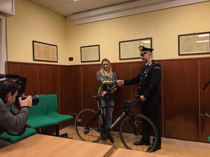 Sestri Levante: ritrovata bici rubata alla campionessa Martina Valcepina