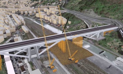 Genova: posizionato il sesto impalcato del nuovo ponte sul Polcevera
