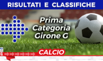 Prima Categoria: risultati e classifica di giornata