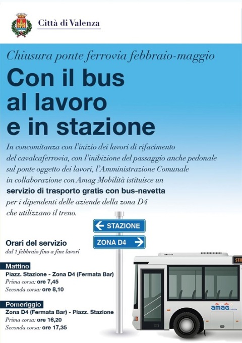 Valenza, servizio di trasporto stazione-D4