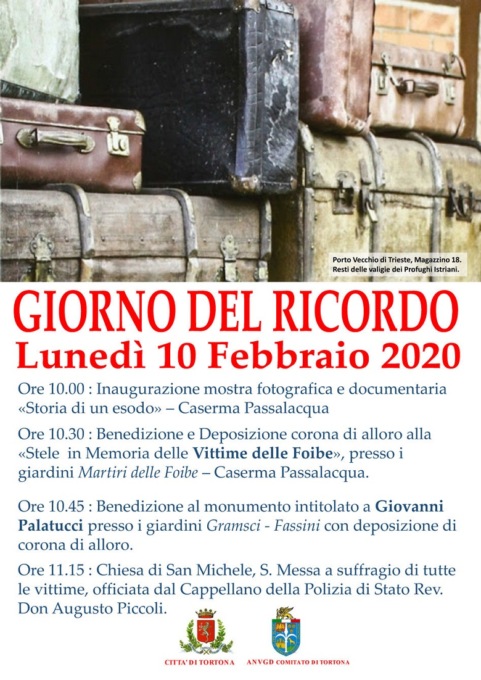 Giorno del Ricordo 2020 a Tortona